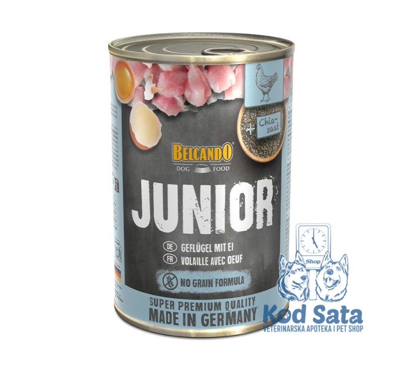 Belcando Vlažna Hrana Za Štence, Piletina i Jaja 400g