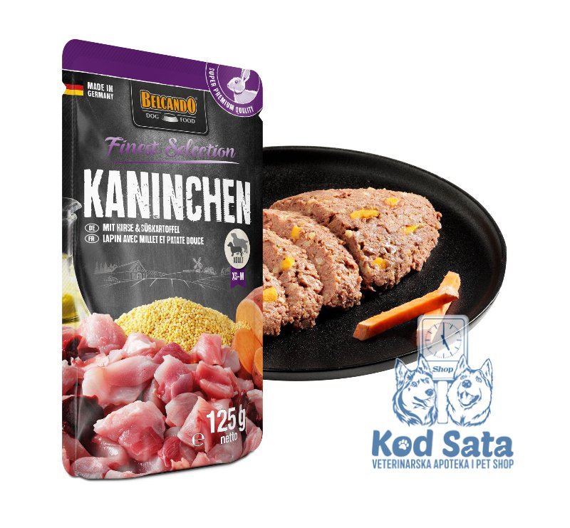 Belcando Zec Vlažna Hrana Za Pse – Zečetina Sa Prosom i Batatom 125g 