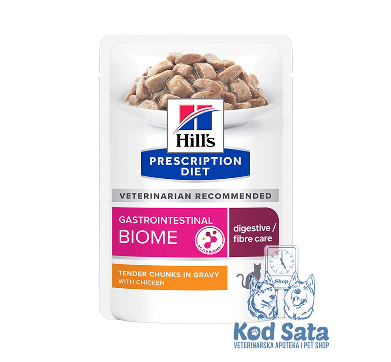 Hill's GI Biome, Sosići za Mačke Podrška Varenju, Sa Piletinom