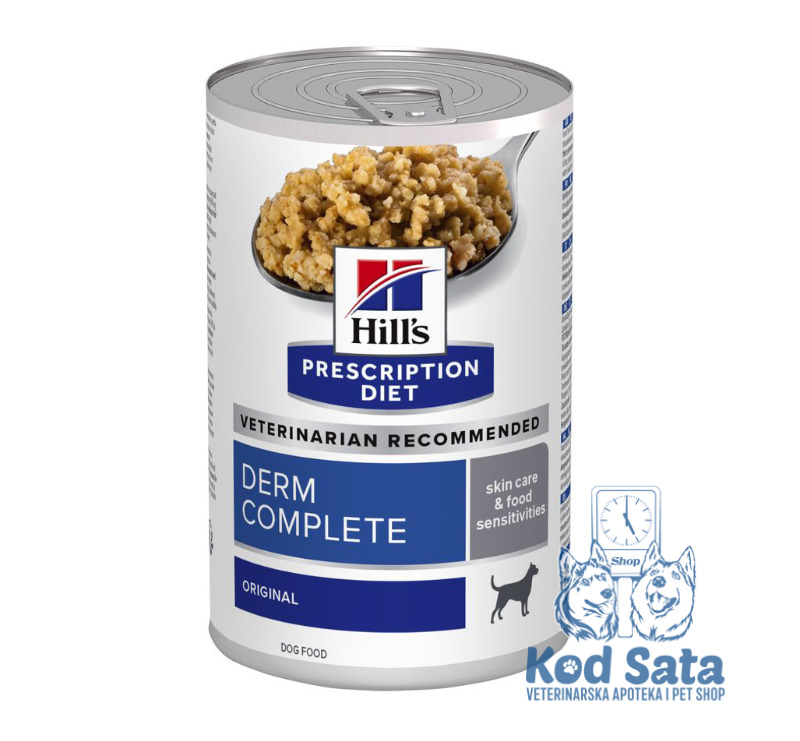 Hills Derm Complete, Konzerva Za Pse Sa Osetljivost Kože i Na Hranu