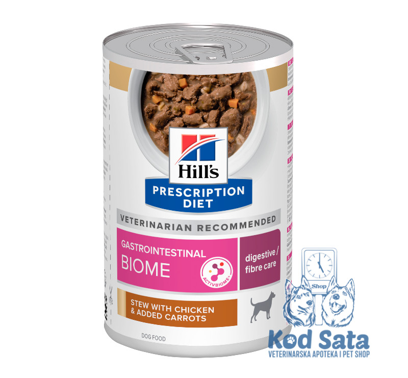 Hills GI Biom Gastrointestinal, Konzerva Za Pse Nega Digestivnog Trakta, Čorba Piletina i Šargarepa