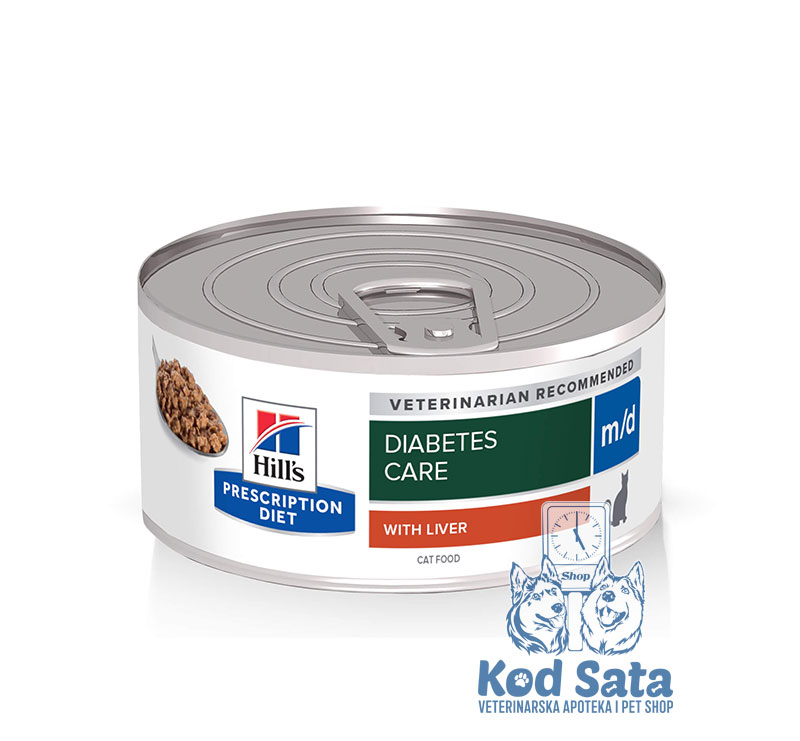 Hills M/D Diabetes, Konzerva za Mačke Sa Dijabetisom, Sa Jetrom