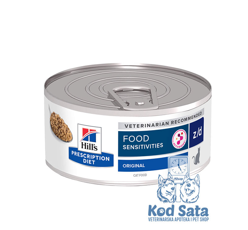 Hills Z/D Food Sensitives, Konzerva za Mačke Sa Osetljivošću Na Hranu Sa Piletinom