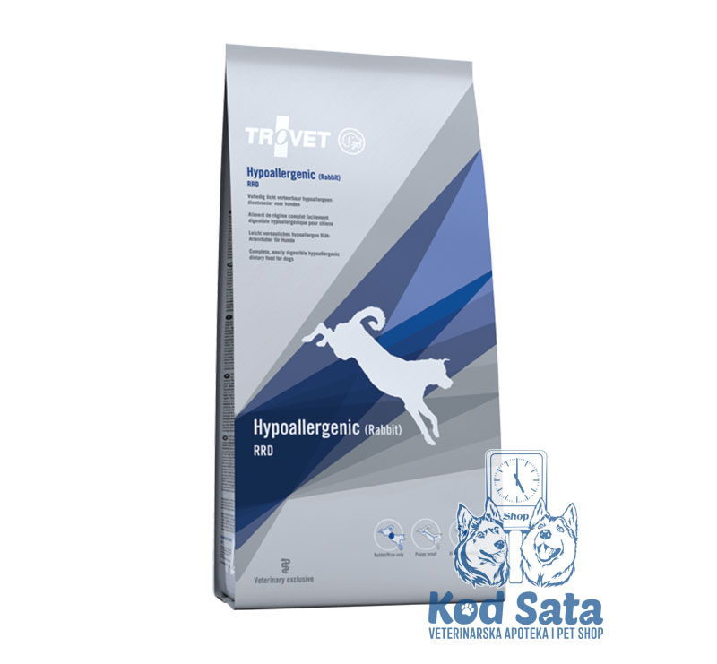 Trovet Veterinarska Dijeta Za Pse, Hypoallergenic Zečetina 3kg