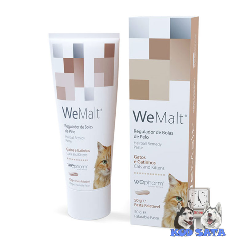 WeMalt Pasta Za Izbacivanje Dlaka, Za Mačke 50g